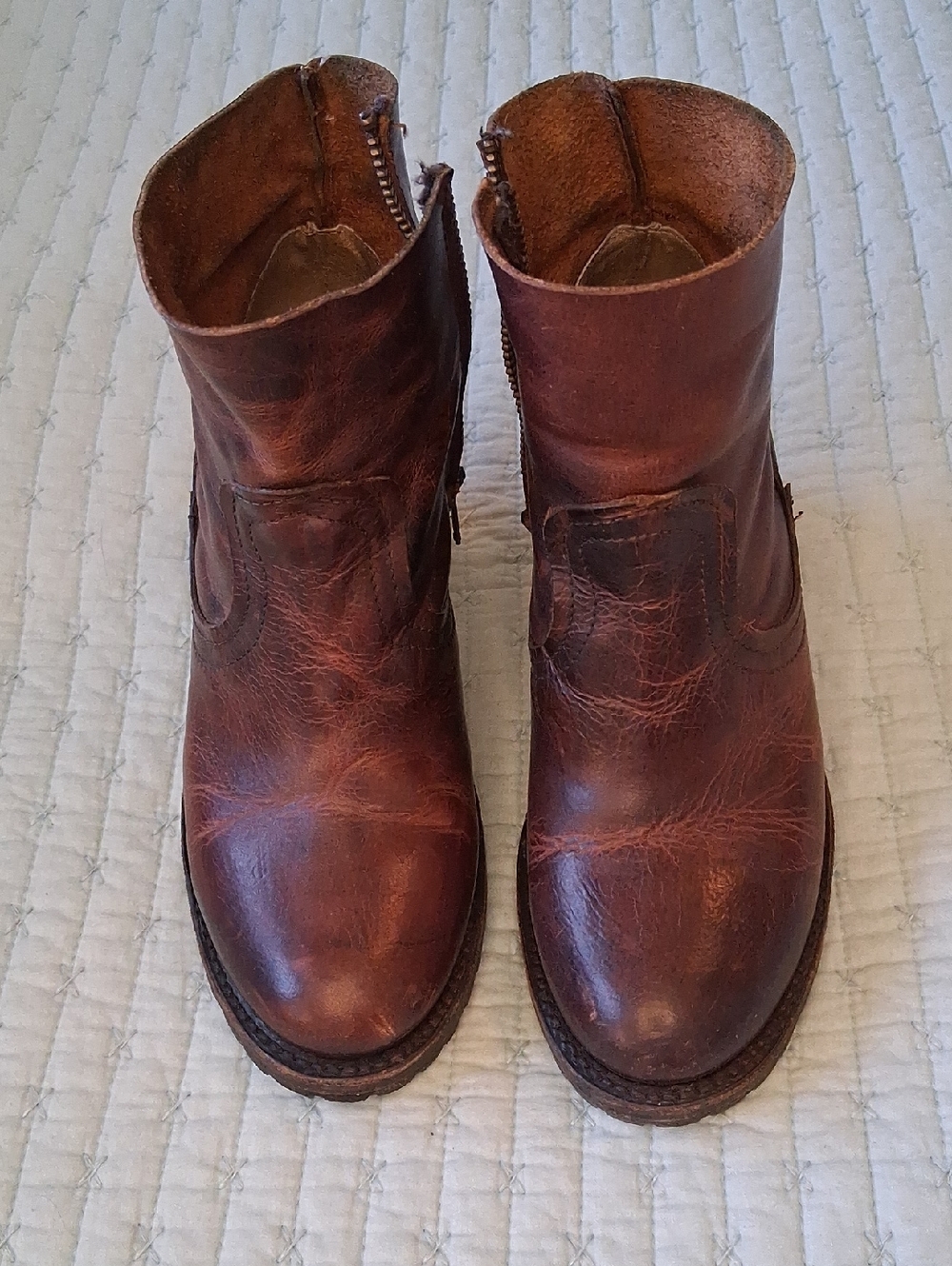 Freebird Flint Brown Leather Ankle Boots